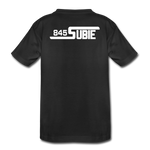 845 Subie White Font Toddler Premium Organic T-Shirt - black