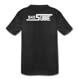 845 Subie White Font Toddler Premium Organic T-Shirt - black