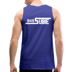 845 Subie White Font Men’s Premium Tank - royal blue