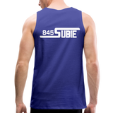 845 Subie White Font Men’s Premium Tank - royal blue