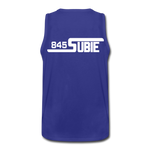 845 Subie White Font Men’s Premium Tank - royal blue
