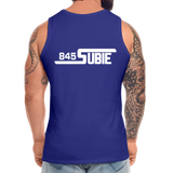 845 Subie White Font Men’s Premium Tank - royal blue