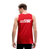 845 Subie White Font Men’s Premium Tank - red