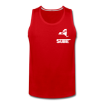 845 Subie White Font Men’s Premium Tank - red