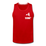 845 Subie White Font Men’s Premium Tank - red