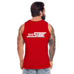 845 Subie White Font Men’s Premium Tank - red