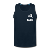 845 Subie White Font Men’s Premium Tank - deep navy