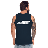 845 Subie White Font Men’s Premium Tank - deep navy