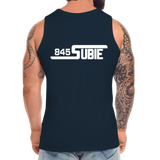 845 Subie White Font Men’s Premium Tank - deep navy