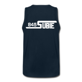 845 Subie White Font Men’s Premium Tank - deep navy