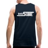 845 Subie White Font Men’s Premium Tank - deep navy