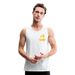 845 Subie Gold Font Men’s Premium Tank - white