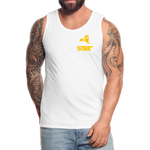 845 Subie Gold Font Men’s Premium Tank - white