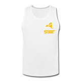 845 Subie Gold Font Men’s Premium Tank - white