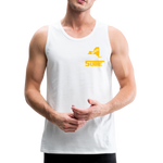 845 Subie Gold Font Men’s Premium Tank - white