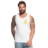845 Subie Gold Font Men’s Premium Tank - white