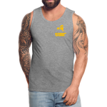 845 Subie Gold Font Men’s Premium Tank - heather gray