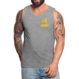 845 Subie Gold Font Men’s Premium Tank - heather gray