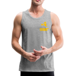 845 Subie Gold Font Men’s Premium Tank - heather gray