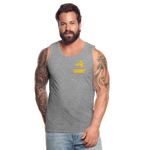 845 Subie Gold Font Men’s Premium Tank - heather gray