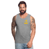 845 Subie Gold Font Men’s Premium Tank - heather gray