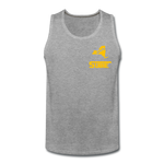 845 Subie Gold Font Men’s Premium Tank - heather gray