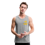 845 Subie Gold Font Men’s Premium Tank - heather gray