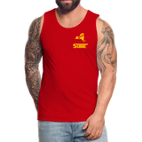 845 Subie Gold Font Men’s Premium Tank - red