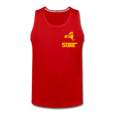 845 Subie Gold Font Men’s Premium Tank - red