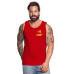 845 Subie Gold Font Men’s Premium Tank - red