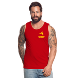 845 Subie Gold Font Men’s Premium Tank - red