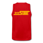 845 Subie Gold Font Men’s Premium Tank - red
