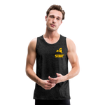 845 Subie Gold Font Men’s Premium Tank - charcoal gray