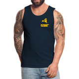 845 Subie Gold Font Men’s Premium Tank - deep navy