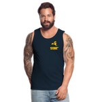 845 Subie Gold Font Men’s Premium Tank - deep navy