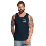 845 Subie Gold Font Men’s Premium Tank - deep navy