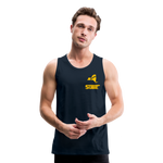 845 Subie Gold Font Men’s Premium Tank - deep navy