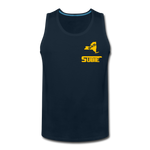 845 Subie Gold Font Men’s Premium Tank - deep navy