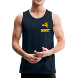 845 Subie Gold Font Men’s Premium Tank - deep navy