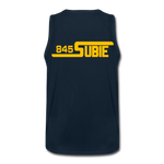845 Subie Gold Font Men’s Premium Tank - deep navy