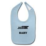845 Subie Baby Bib (Black Font) - light blue