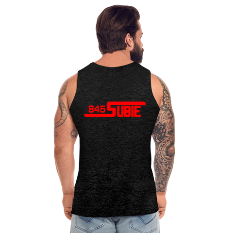 845 Subie Red Font Men’s Premium Tank - charcoal gray