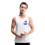 845 Subie Blue Font Men’s Premium Tank - white