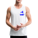 845 Subie Blue Font Men’s Premium Tank - white