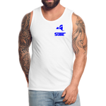 845 Subie Blue Font Men’s Premium Tank - white