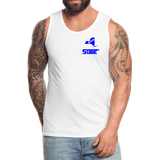 845 Subie Blue Font Men’s Premium Tank - white