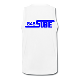 845 Subie Blue Font Men’s Premium Tank - white