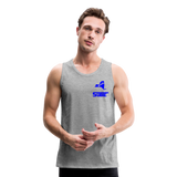 845 Subie Blue Font Men’s Premium Tank - heather gray
