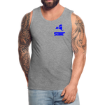 845 Subie Blue Font Men’s Premium Tank - heather gray