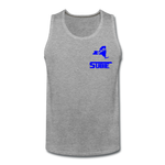 845 Subie Blue Font Men’s Premium Tank - heather gray